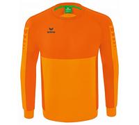 Erima Adulti Casual Felpa Six Wings, New Orange, M