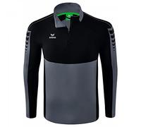 Erima Adulti Felpa da Allenamento Six Wings, Slate Grey, S