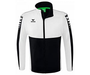 Erima Adulti Giacca a vento con maniche staccabili Six Wings, nero, 4XL