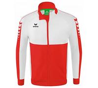 Erima Six Wings Worker Full Zip Sweatshirt Rosso 3XL Uomo