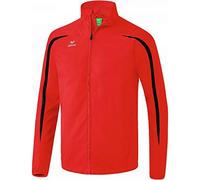 Erima Atletica, Giacca Running Unisex Bambini, Rosso/Nero, 128