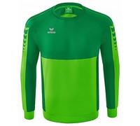 Erima Bambini Casual Felpa Six Wings, Green, 164