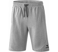 Erima Bambini Essential Team Pantaloncini felpati, grigio chiaro melange, 140
