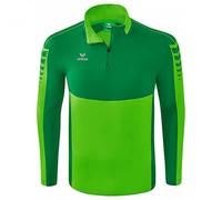 Erima Bambini Felpa da Allenamento Six Wings, Green, 140