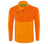 Erima Bambini Felpa da Allenamento Six Wings, New Orange, 128