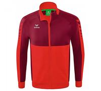 Erima Six Wings Worker Full Zip Sweatshirt Rosso 152 cm Bambino,Bambina