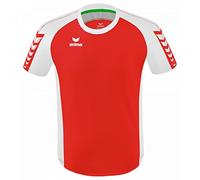 Erima Bambini Maglietta Sportiva Six Wings, Rosso/Bianco, 128