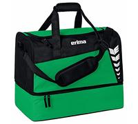Erima Borsone sportivo con scomparto sul fondo SIX WINGS, smeraldo/nero, M