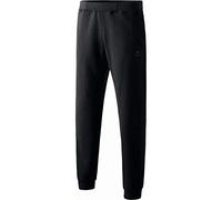 Erima Bündchen - Pantaloni Felpati da Bambino con Elastico alla Caviglia, Nero (Nero)