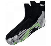 Erima Calzini corsa Calze, Unisex bambini, nero, 31-34