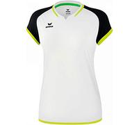 Erima Canotta Zenari 3.0 Canotta, Donna, Bianco/Nero/Lime Pop, 38