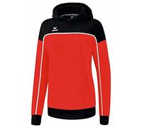 Erima „Change by Felpa con Cappuccio, Rosso/Nero/Bianco, 44 Donna