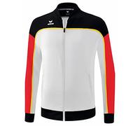 Erima Change by Funzionale Giacca di Presentazione, bianco/nero/rosso, 128 Unisex-Bambini e Ragazzi