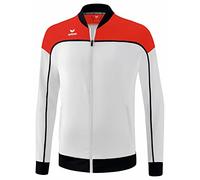 Erima Change by Funzionale Giacca di Presentazione, bianco/rosso/nero, 164 Unisex-Bambini e Ragazzi