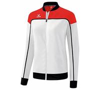 Erima Change by Funzionale Giacca di Presentazione, bianco/rosso/nero, 40 Donna