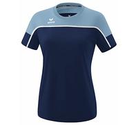 Erima „Change by Funzionale T-Shirt, Donna, New Navy/Faded Denim/Bianco, 40