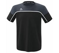Erima „Change by Funzionale T-Shirt, Uomo, Black Grey/Slate Grey/Bianco, M