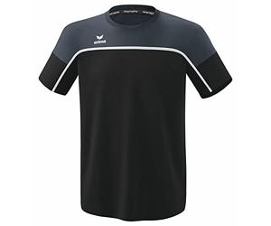 Erima „Change by Funzionale T-Shirt, Uomo, Black Grey/Slate Grey/Bianco, XXL