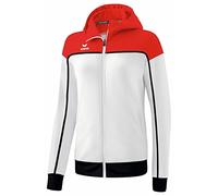 Erima Change By Giacca da Allenamento con Cappuccio, bianco/rosso/nero, 42 Donna