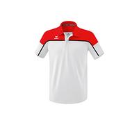 Erima „Change by Maglietta Polo, Uomo, Bianco/Rosso/Nero, M