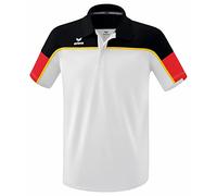 Erima „Change by Maglietta Polo, Uomo, Bianco/Nero/Rosso, 3XL