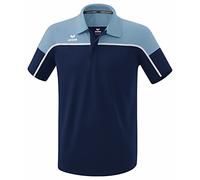 Erima „Change by Maglietta Polo, Uomo, New Navy/Faded Denim/Bianco, XL