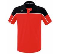 Erima „Change by Maglietta Polo, Uomo, Rosso/Nero/Bianco, S