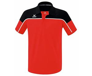 Erima „Change by Maglietta Polo, Uomo, Rosso/Nero/Bianco, S