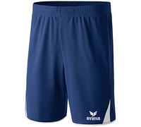 Erima Classic 5-c, Pantaloncini con Slip Interno Bambino, Navy/Bianco, 152