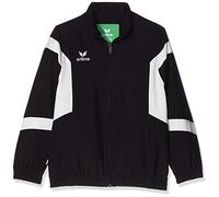 Erima Classic Team Giacca di Rappresentanza, Unisex Bambini, Nero/Bianco, 152