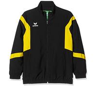 Erima Classic Team Giacca di Rappresentanza, Unisex Bambini, Nero/Giallo, 128