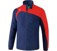Erima Club 1900 2.0 Giacca con Maniche Staccabili, Unisex Bambini, New Navy/Rosso, 164