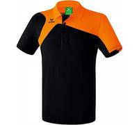 Erima Club 1900 2.0, Polo Unisex Bambini, Nero/Orange, 152