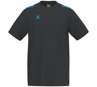 Erima CMPT 3 Ali T-Shirt (2082552) Unisex - Adulto, Nero/Curacao, 3XL