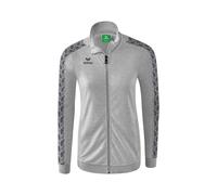 Erima Donna Essential Team Giacca della tuta, grigio chiaro melange, 44