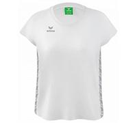 Erima Donna Essential Team T-Shirt Sportiva, Bianco, 40