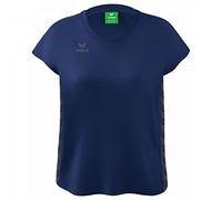 Erima Donna Essential Team T-Shirt Sportiva, New Navy, 38