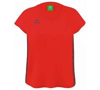 Erima Donna Essential Team T-Shirt Sportiva, Rosso, 34