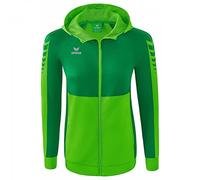 Erima Six Wings Training Full Zip Sweatshirt Verde 44 Donna