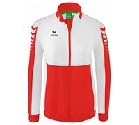 Erima Donna Giacca da rappresentanza Six Wings, rosso/bianco, 42