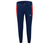 Erima Donna Six Wings Funzionale Pants, New Navy/Rosso, 42
