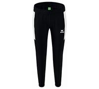 Erima Donna Team Pantaloni da rappresentanza, Nero/Bianco, 34