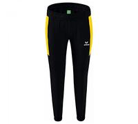 Erima Donna Team Pantaloni da rappresentanza, Nero/Giallo, 38