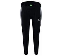 Erima Donna Team Pantaloni da rappresentanza, nero/slate grey, 36