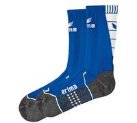 Erima Erima Short Socks Trainingssocken Blau Weiss Calze 41/43 Azzurro