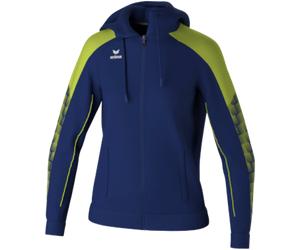 Erima EVO STAR Trainingsjacke mit Kapuze Damen Felpe con cappuccio 34 Azzurro