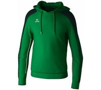 Erima Felpa con Cappuccio Evo Star (1072403) Uomo, Smeraldo/Pine Grove, L
