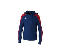 Erima Felpa con Cappuccio Evo Star (1072404) Uomo, New Navy/Rosso, XXL