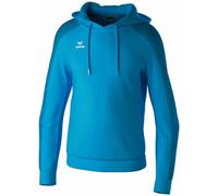 Erima Felpa con Cappuccio Evo Star (1072406) Unisex - Bambini, Curacao/Mykonos, 140