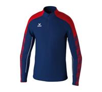 Erima Felpa da Allenamento Evo Star (1262404) Unisex - Adulto, New Navy/Rosso, L